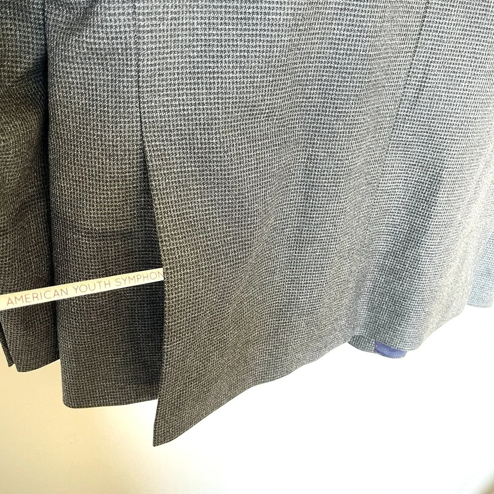 Tommy‎ Hilfiger Mens Single Breasted Blazer Size 44R Gray Corpcore Office Career